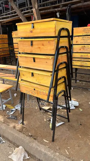 Premium School Lockers and Chairs. Free Initials Writing