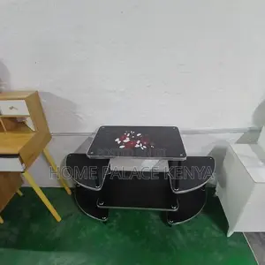 Tv Stand: Flowered MDF Matte Finish Tv Placement Stand