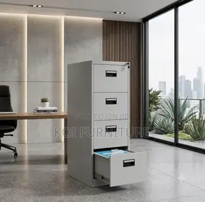 Office Cabinet; Steel Four Drawers Executive Storage Cabinet