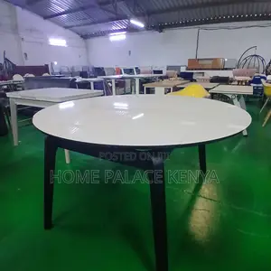 Dining Table: Adjustable Extendable Glass Top Table