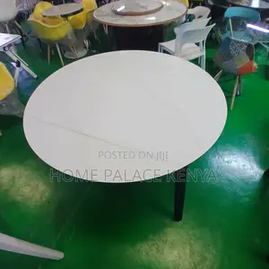 Dining Table: Adjustable Extendable Glass Top Table