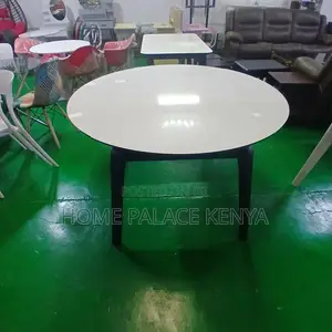 Dining Table: Adjustable Extendable Glass Top Table
