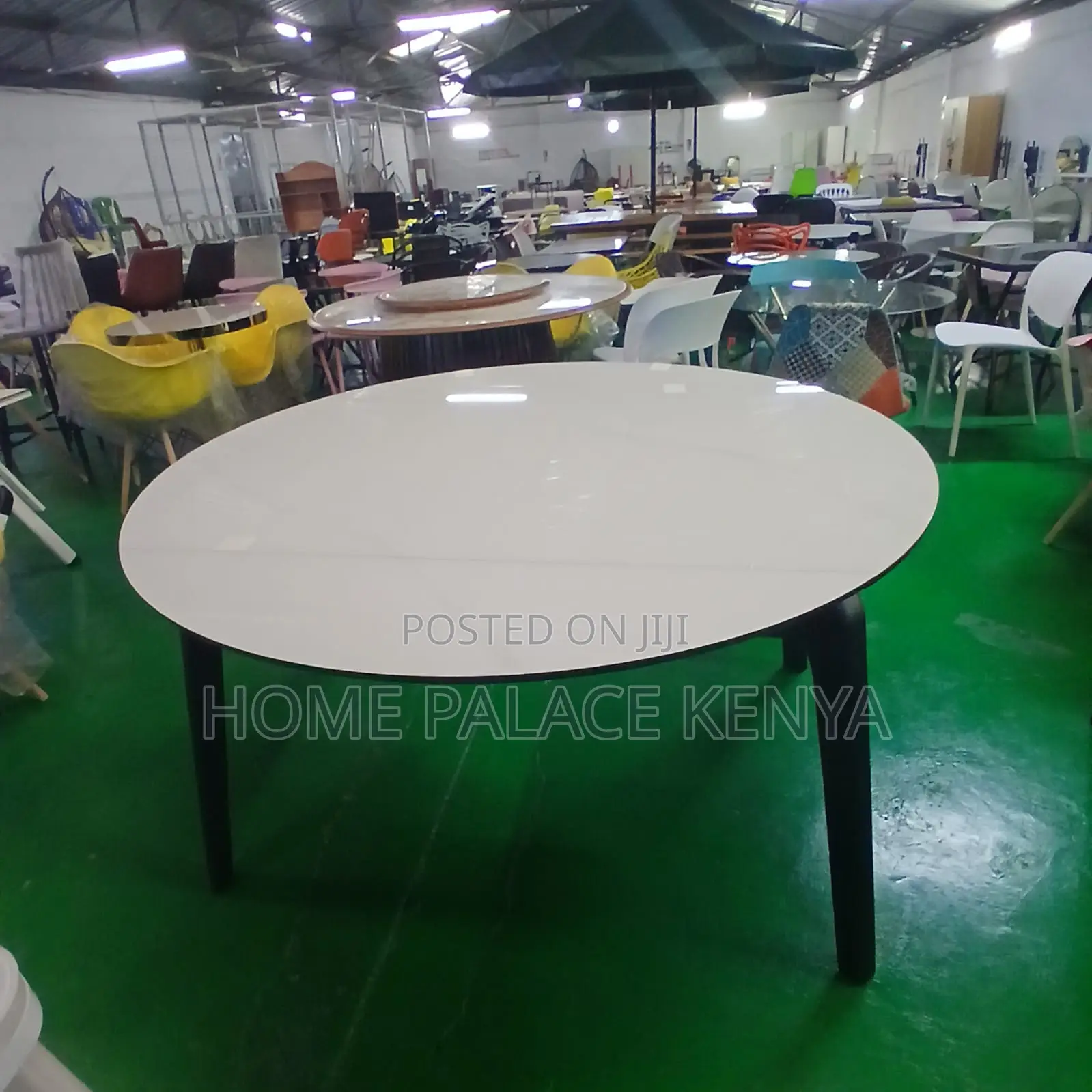 Dining Table: Adjustable Extendable Glass Top Table
