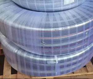 Heavy Duty 4" By 12m Clear Wired Suction Pipe