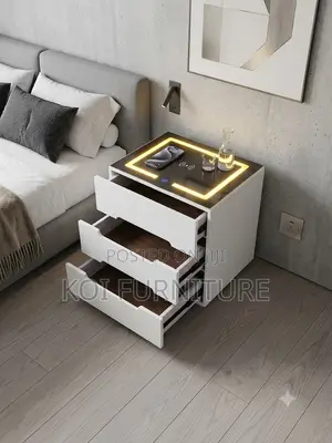 Storage Units; Home Bedside Cabinet With Lightings