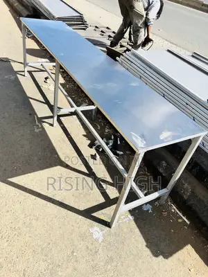 Durable Dining Hall Stainless Steel Tables and Benches