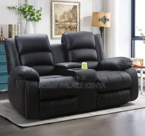 Home Sofa: 2 Person Recliner Set With Storage and Cupholder
