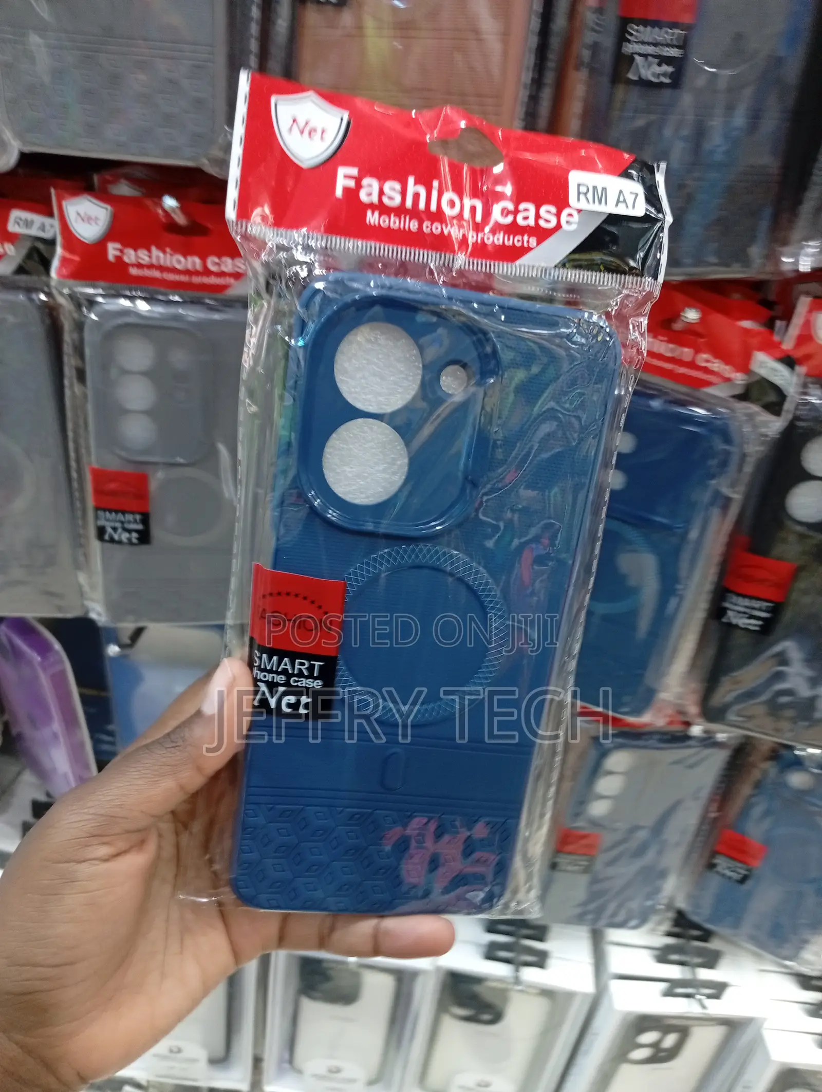 Blue Protective Smartphone Back Cover