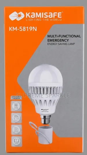 Kamisafe Km-5819n Multi-Functional Emergency Led Bulb.