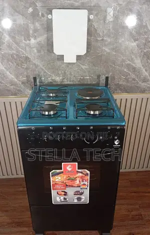 50×55 Euroken 3+1 Standing Cooker With Electric Oven Cooker