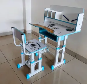 Excellent Kids Study Table-blue And Pink