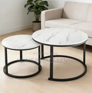Coffee Table: MDF Top Dual Nesting Table