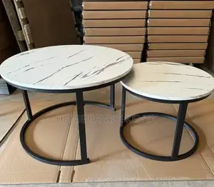 Coffee Table: MDF Top Dual Nesting Table