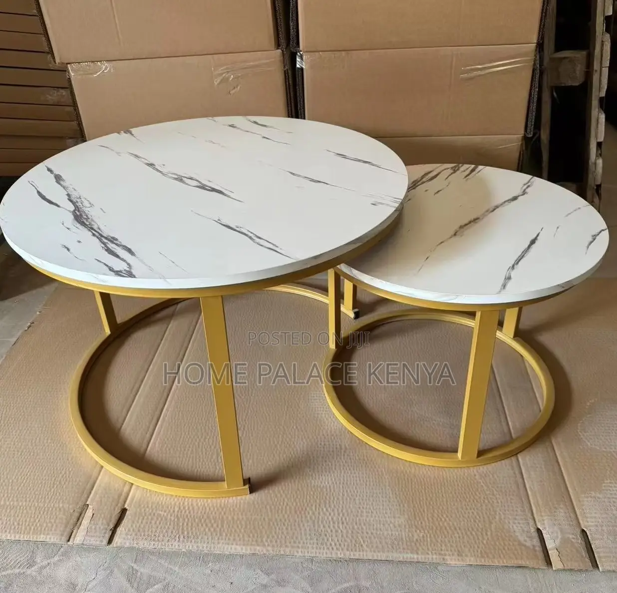 Coffee Table: MDF Top Dual Nesting Table