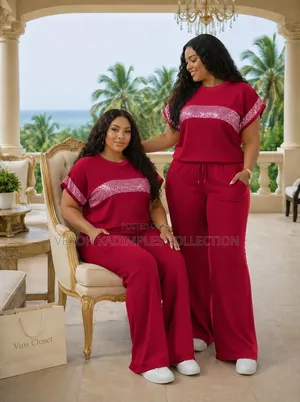 2 Pc Ladies Sweatpants