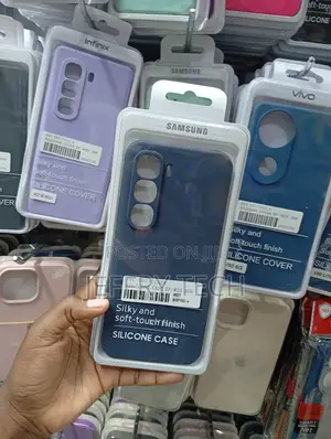 Classy Blue Silicone Case Designed for the Xiaomi Redmi 14c,