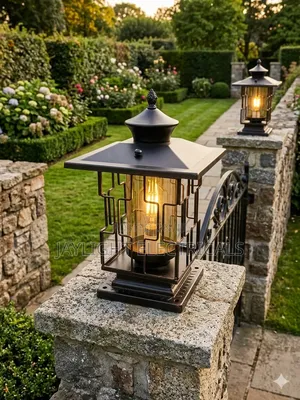 Pillar Lights European-Style Outdoor Waterproof Fence Gate Post Lamp