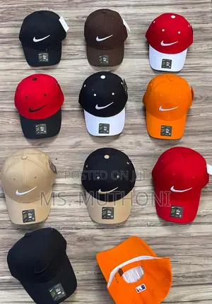 Stussy / Nike Embroidered Cotton Adjustable Caps