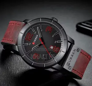 Curren With Genuine Leather Straps Gents Watch 8327