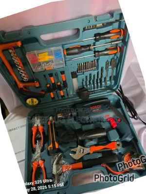Bosch Corded Drill Set Mechanics Hardware Kit No