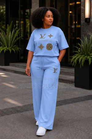 Two-Piece Wide-Leg Lounge Set