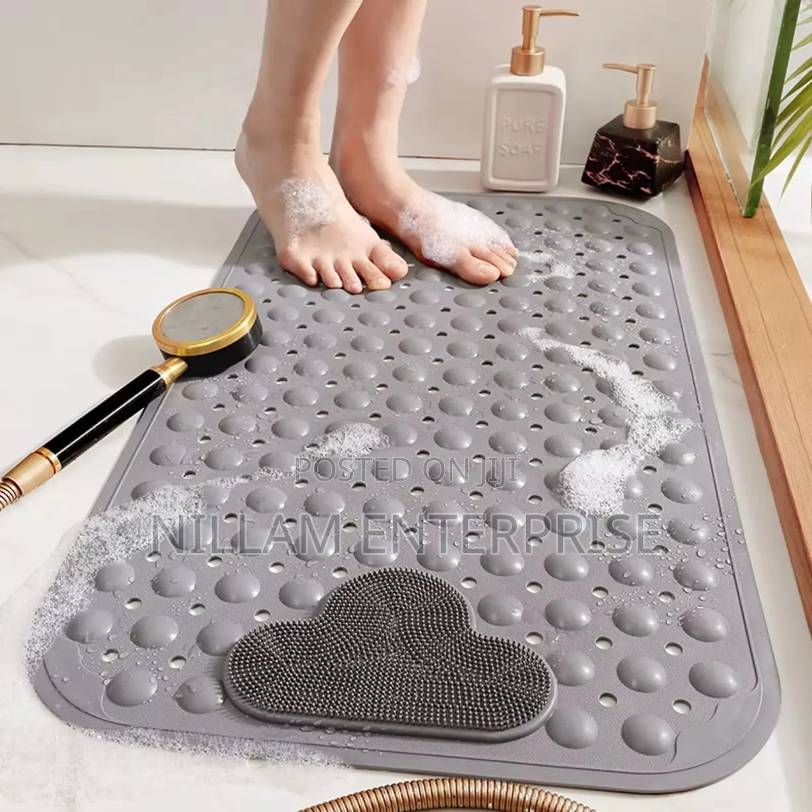Non-Slip Shower Mat Mildew Resistant