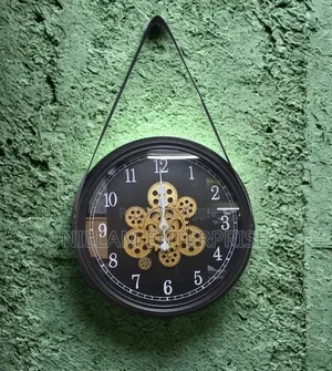 Rotating Moving Gear Wall Clock*