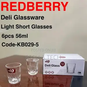 Redberry Premium Range of Crystal Clear Glass Kb 029 -5