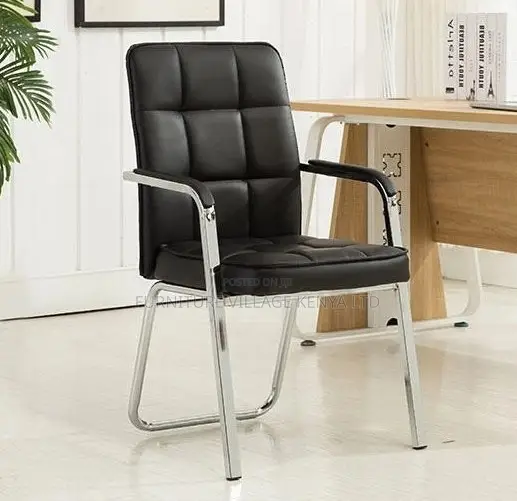 Leather Staff Guest Waiting Chair