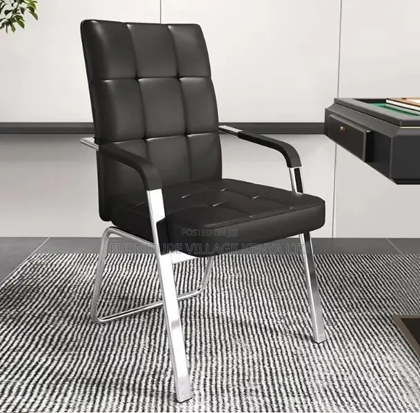 Leather Staff Guest Waiting Chair