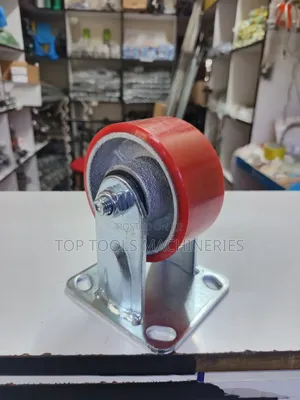 Trolley Wheels 4" Inch Industrial Non Swivel