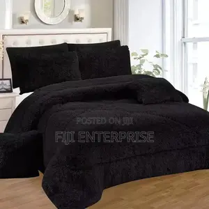 6-Piece Luxury Velvet Plush Fluffy Duvet Set – All Sizes Up to 6×7 |