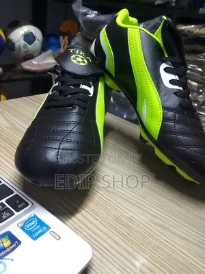 Luminous Green Football Boots