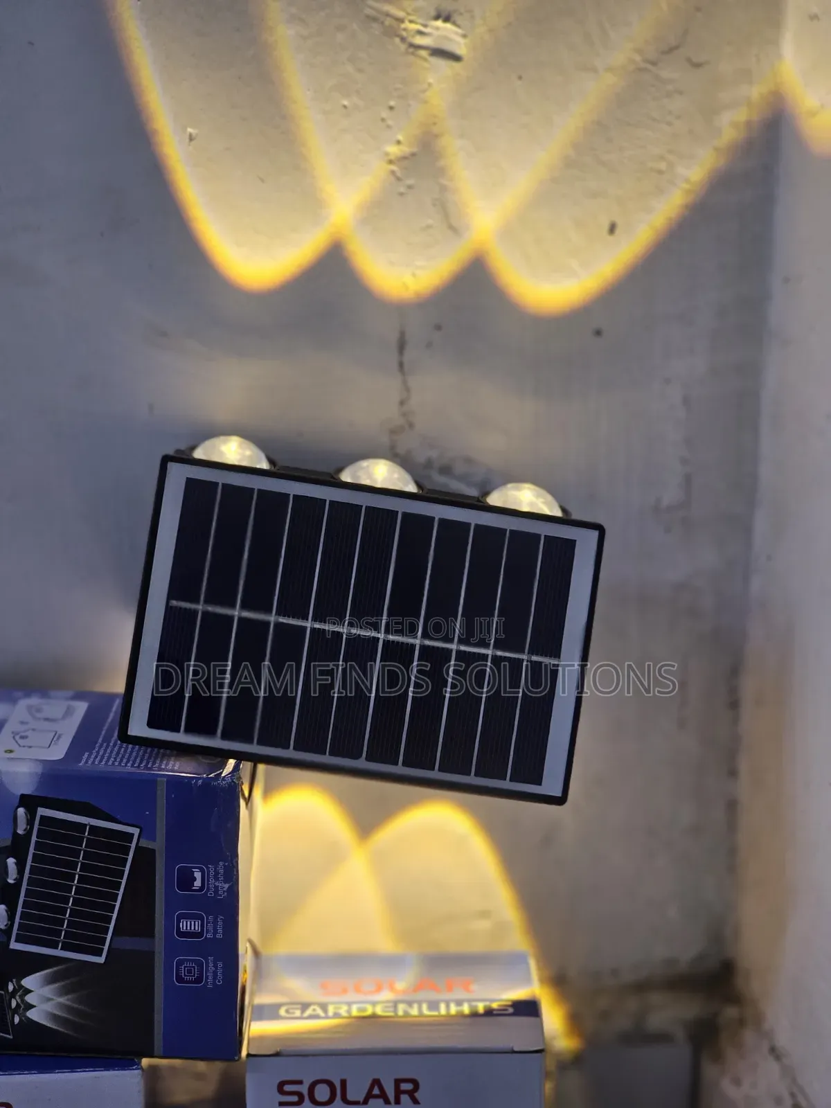 Solar Garden Lights Pack – Waterproof Up/Down Outdoor Wall Lamps