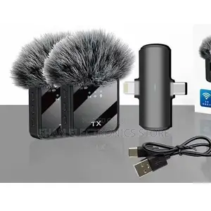 F15 2-in-1 Wireless Microphone | Type-C + iPhone Plug