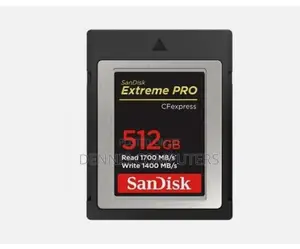 Sandisk 512gb Extreme Pro Cf Express Type B Card 1700/1400 Mb/S