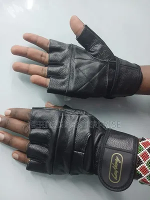 Gloves Half Finger Gym, Cycling, Riding, Gloves Black