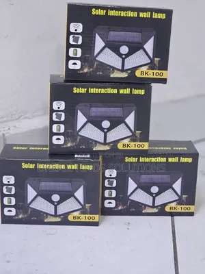 3pcs 3.7v 2200mah Solar Outdoor Motion Sensor Light (4-Side)