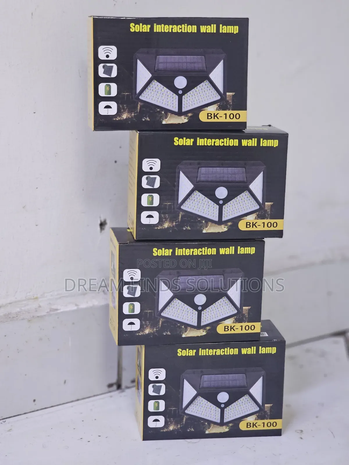 4 PCS Solar Body Induction Wall Lamp