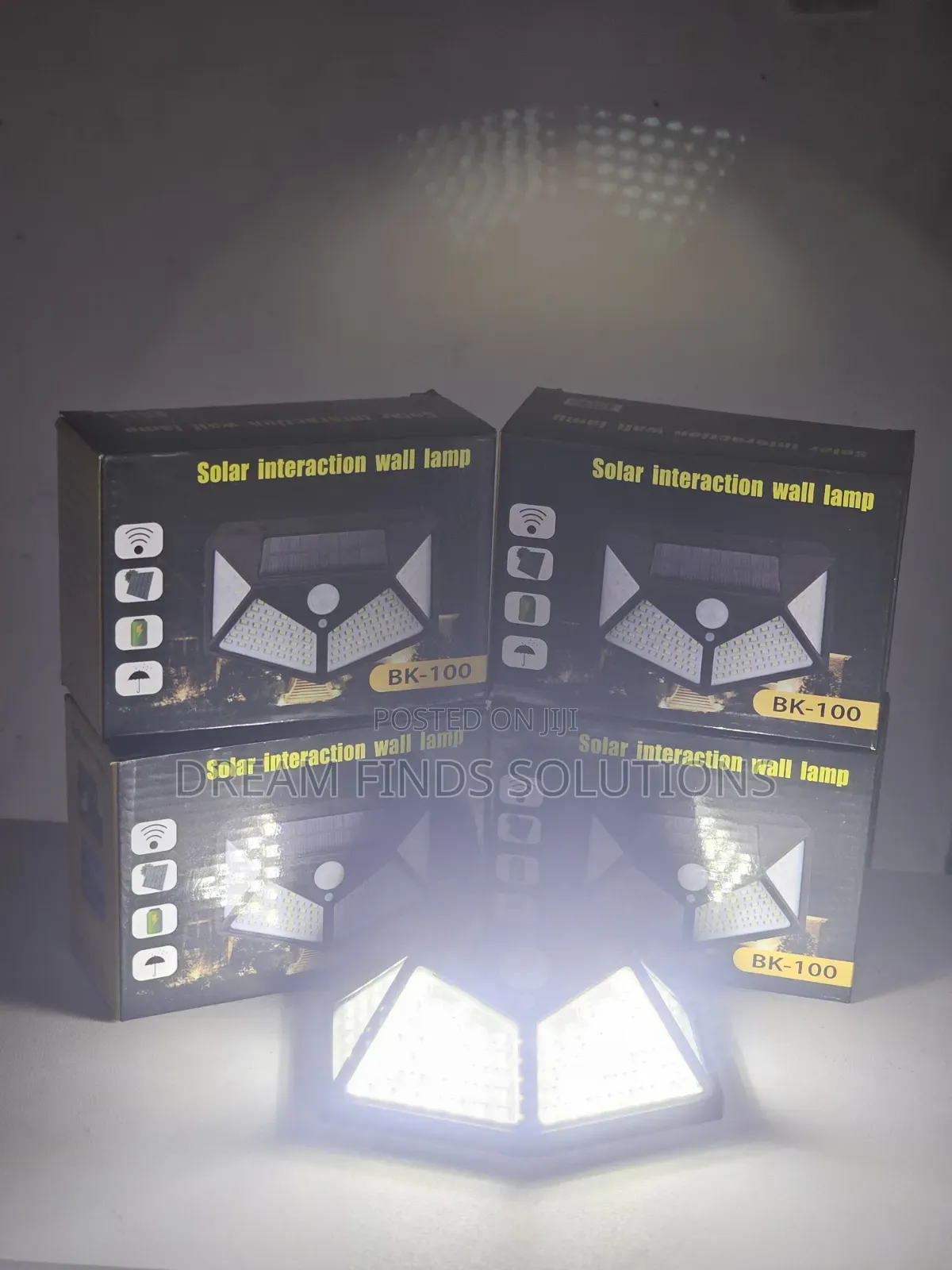 100 Led Splitpanel Solar Outdoor Light – Ip65 Waterproof Security Lamp