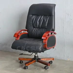 Office Leather Reclining Manager's Seat