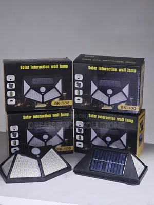 4pcs Intelligent Solar Lighting: Security Made Simple.
