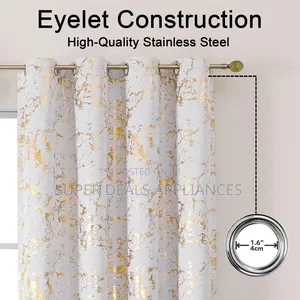 White Marbled Curtain