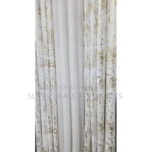 White Marbled Curtain