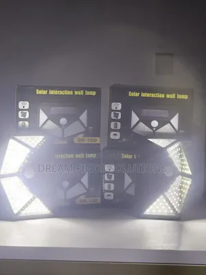 Wide-Angle Motion Sensor Outdoor Solar Light
