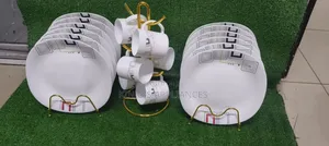18 PCS Dinner Set 6pcs 32cl Cups,12pcs 11"Square Plates