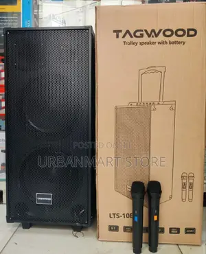 Tagwood LTS-10b Bluetooth Trolley Speaker With 2 Mics