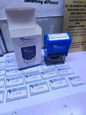 Self Inking Rubber Stamp With Logo