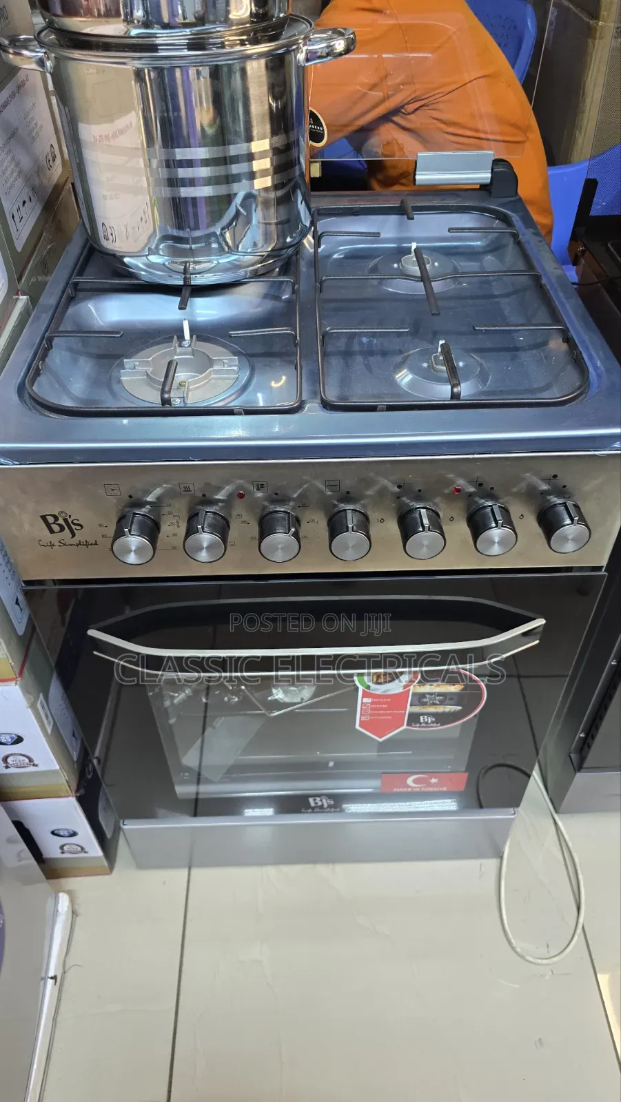 BJS 3gas1rapid Plate Standing Cooker 60*60