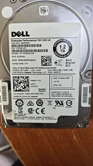 1.2tb Sas 2.5" Server Harddisk